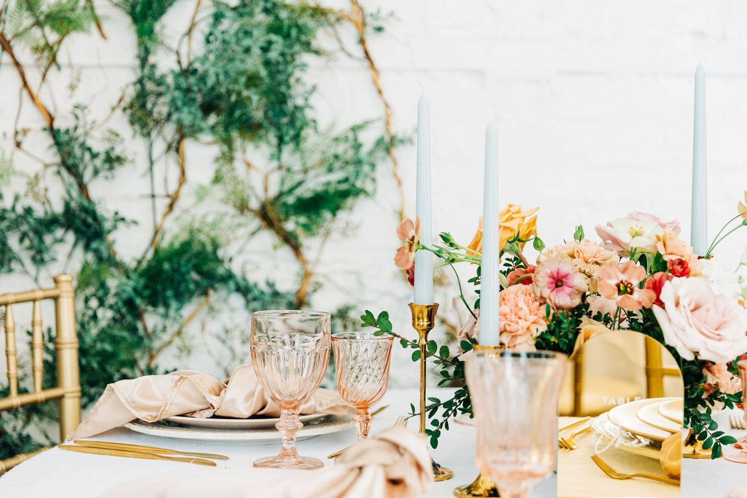 The Stanley House Wedding Table Decor Details
