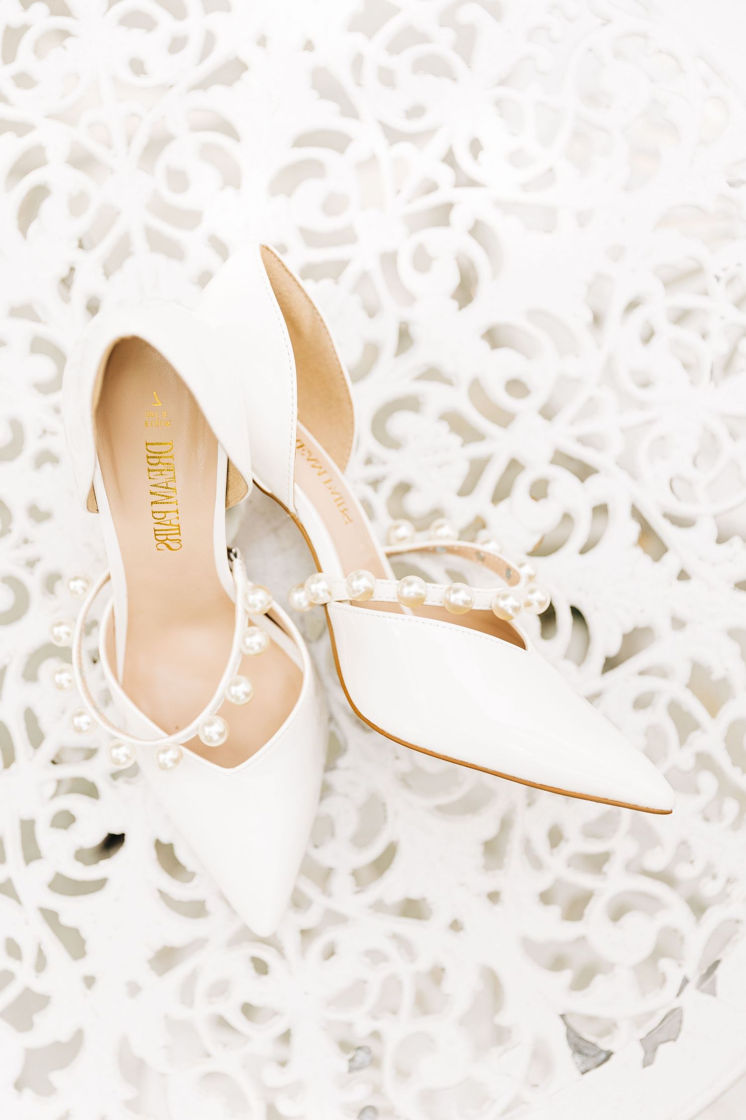 The Stanley House Wedding Shoe details