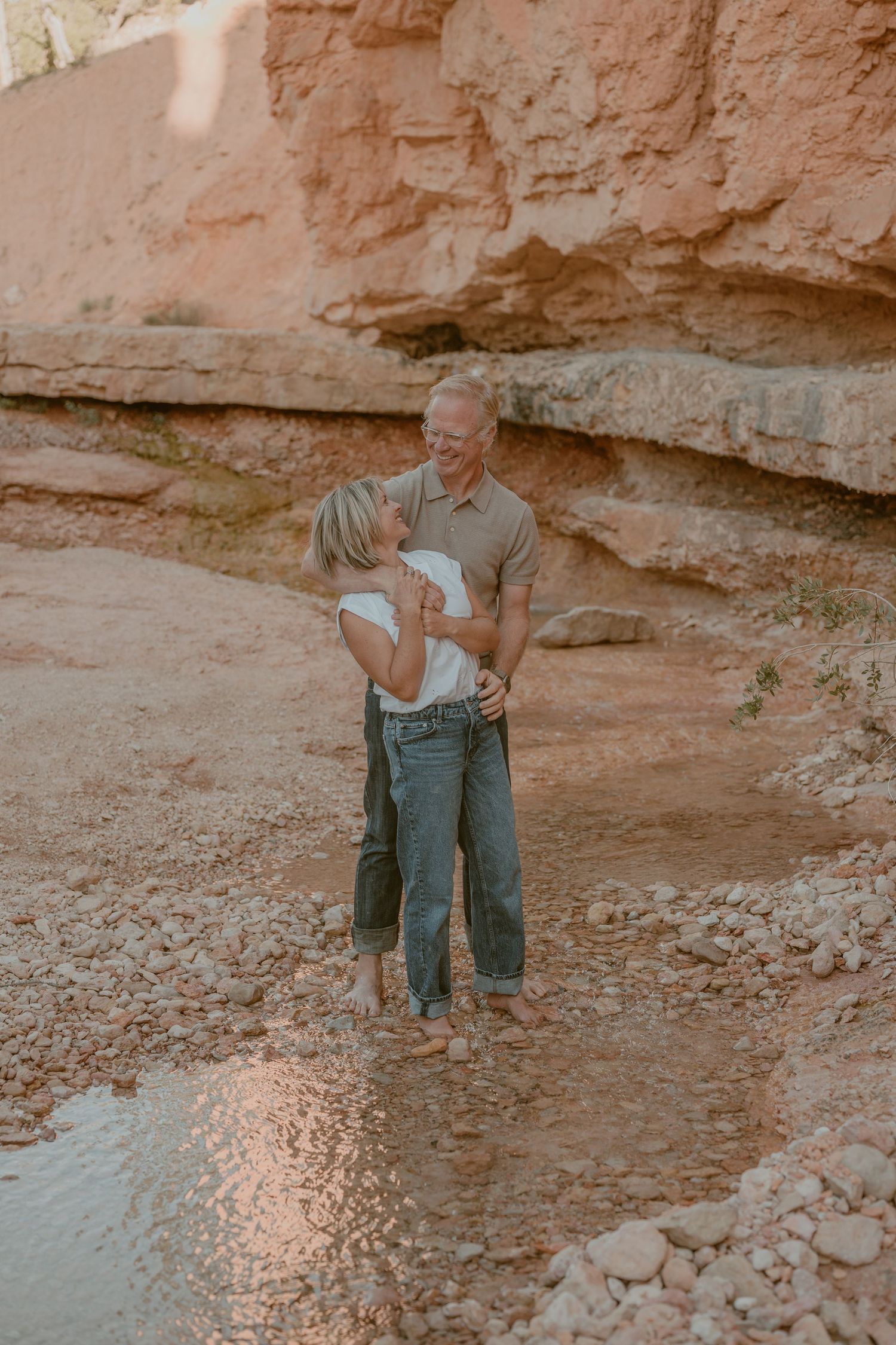 Mossy Cave Utah Couples Engagement Session Bryce Canyon Samantha Campbell Imagery