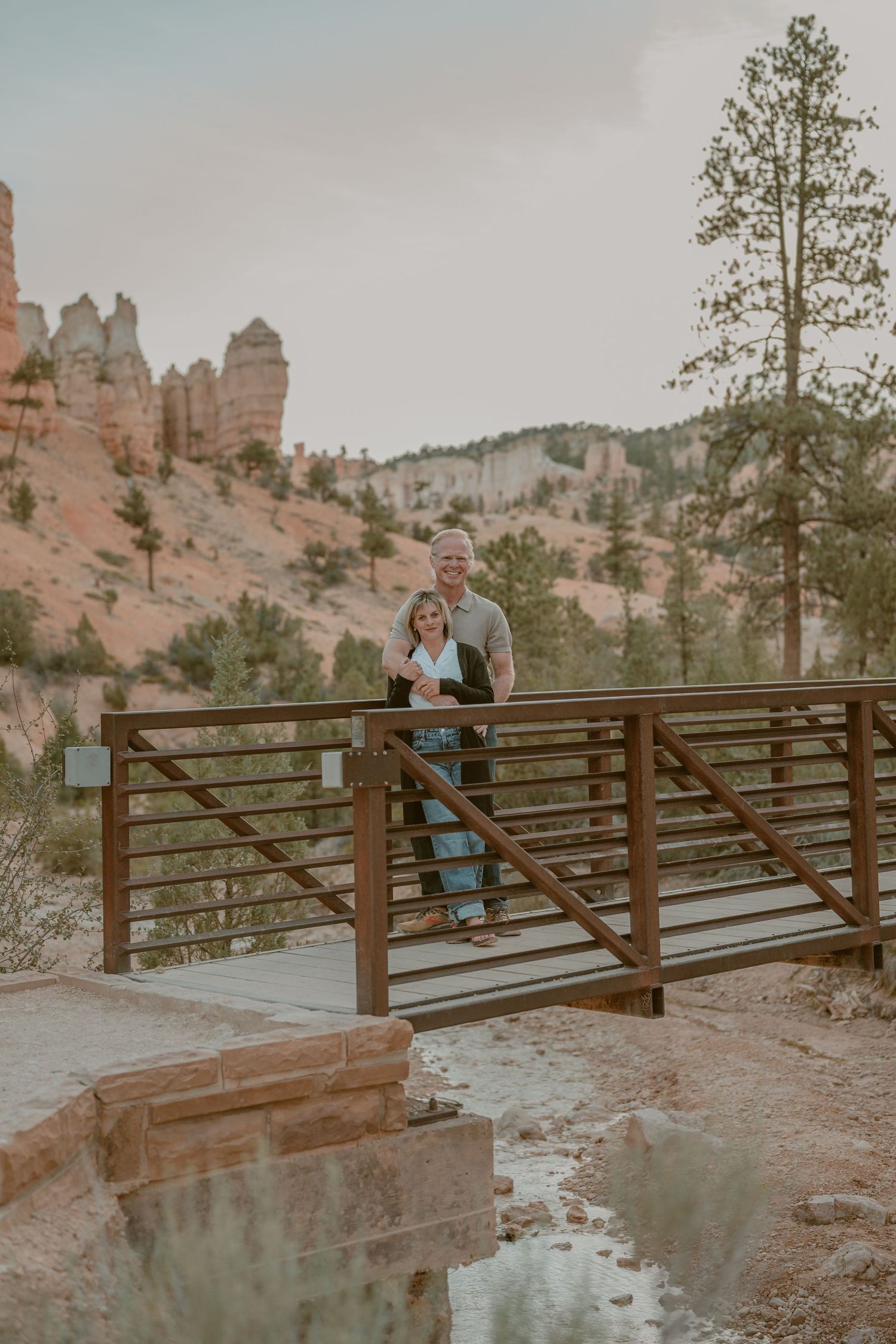 Mossy Cave Utah Couples Engagement Session Bryce Canyon Samantha Campbell Imagery
