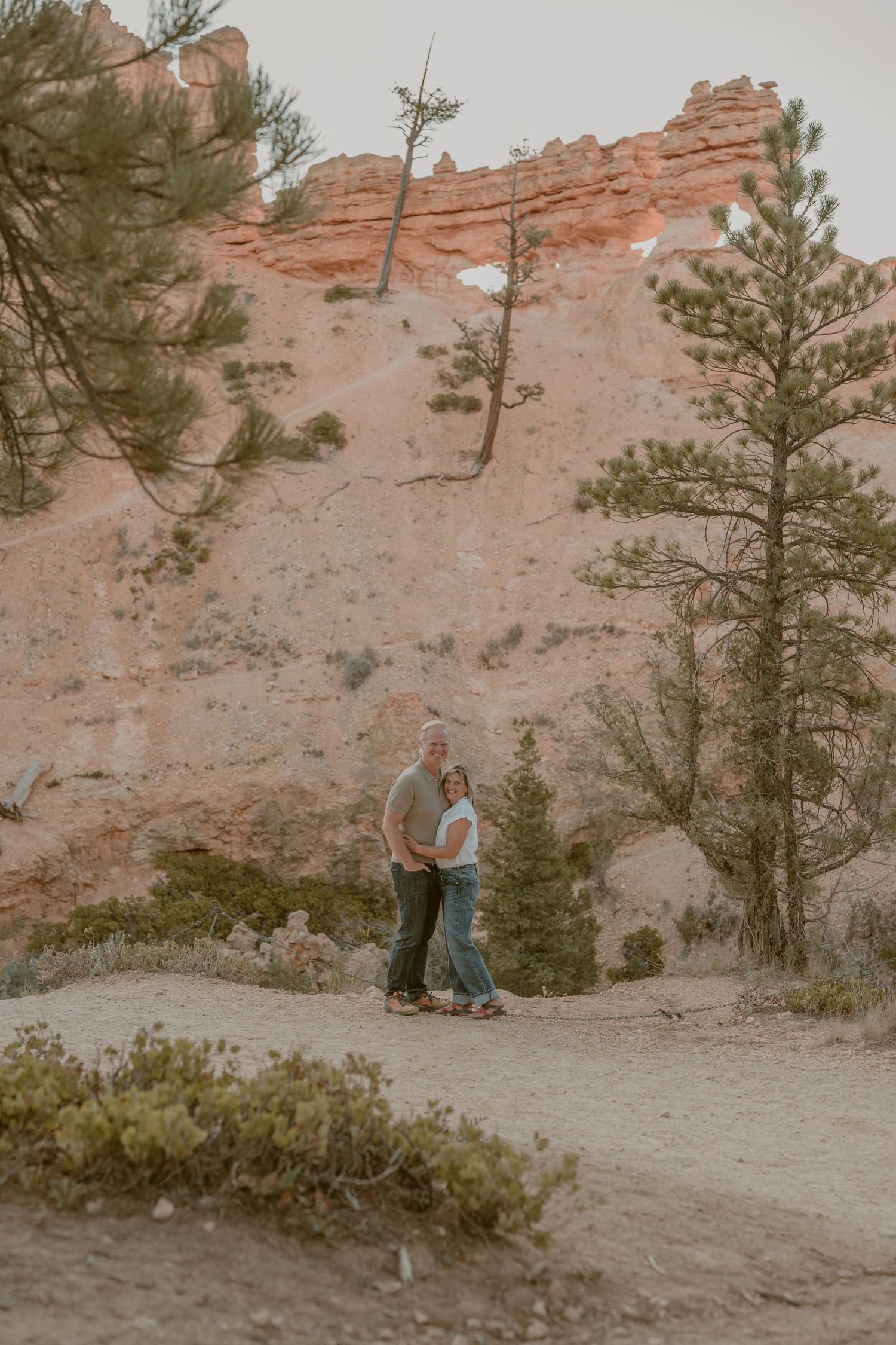 Mossy Cave Utah Couples Engagement Session Bryce Canyon Samantha Campbell Imagery