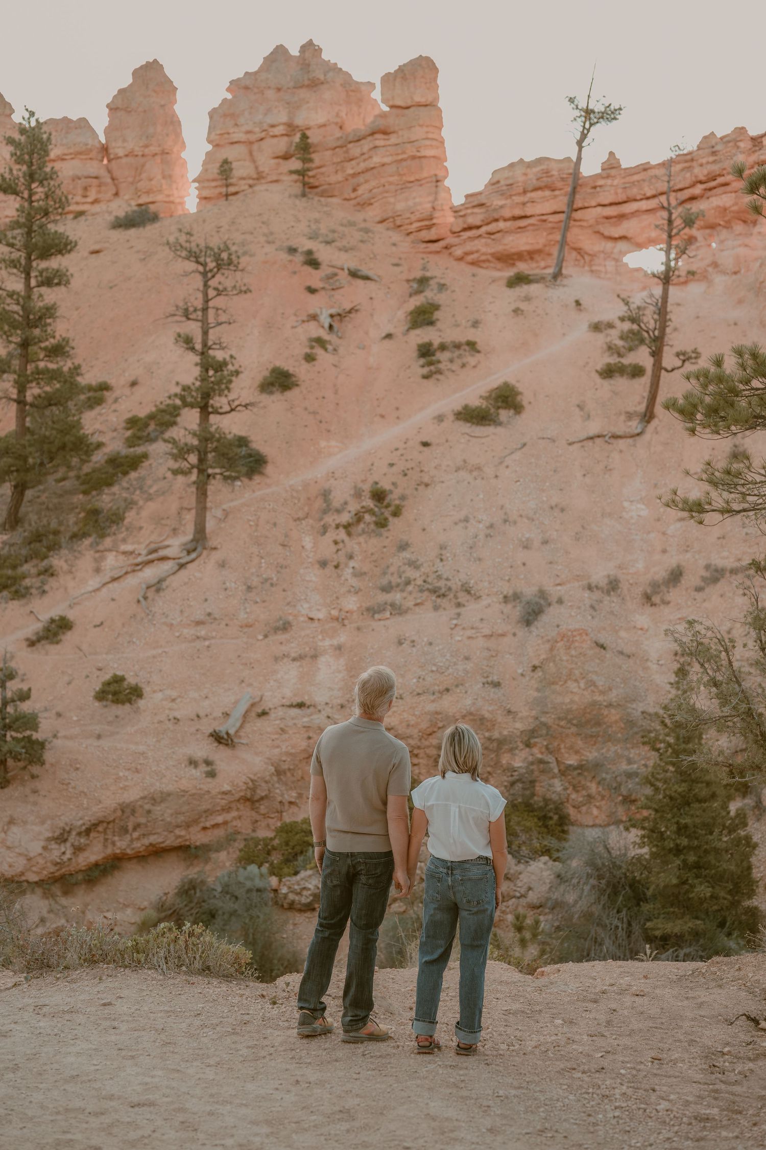 Mossy Cave Utah Couples Engagement Session Bryce Canyon Samantha Campbell Imagery