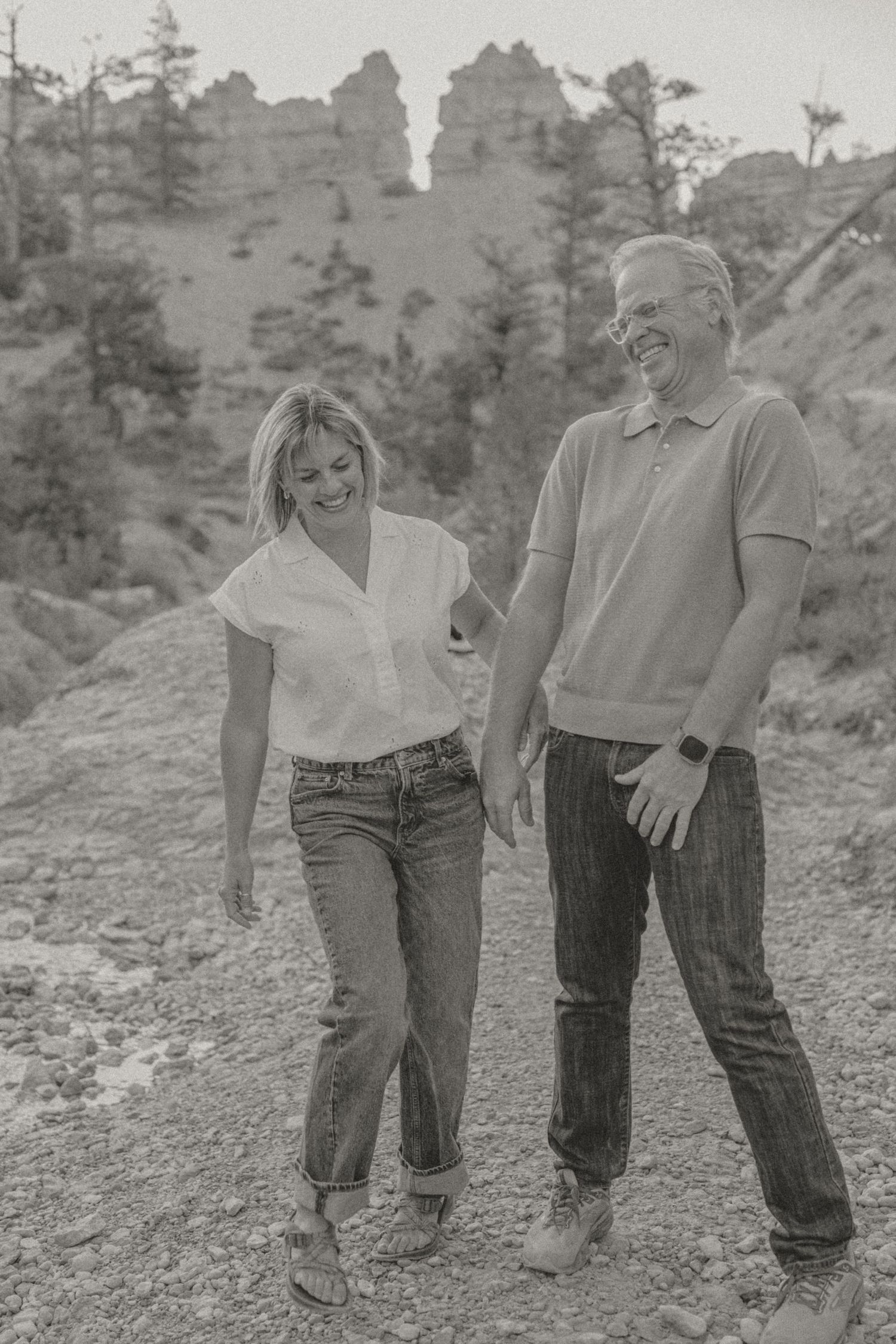 Mossy Cave Utah Couples Engagement Session Bryce Canyon Samantha Campbell Imagery