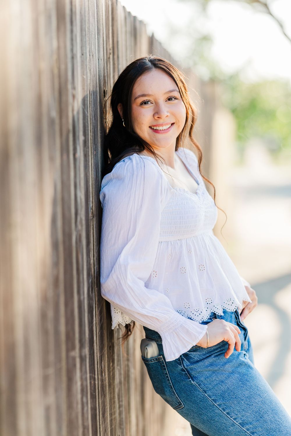 Outdoor family portrait in Simi Valley, CA, captured in natural light by a professional family photographer with a light and airy style.