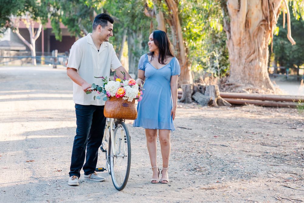 Outdoor family portrait in Simi Valley, CA, captured in natural light by a professional family photographer with a light and airy style.