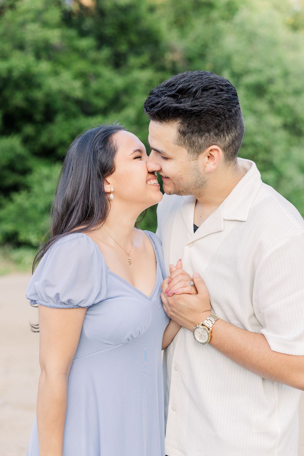 Outdoor family portrait in Simi Valley, CA, captured in natural light by a professional family photographer with a light and airy style.
