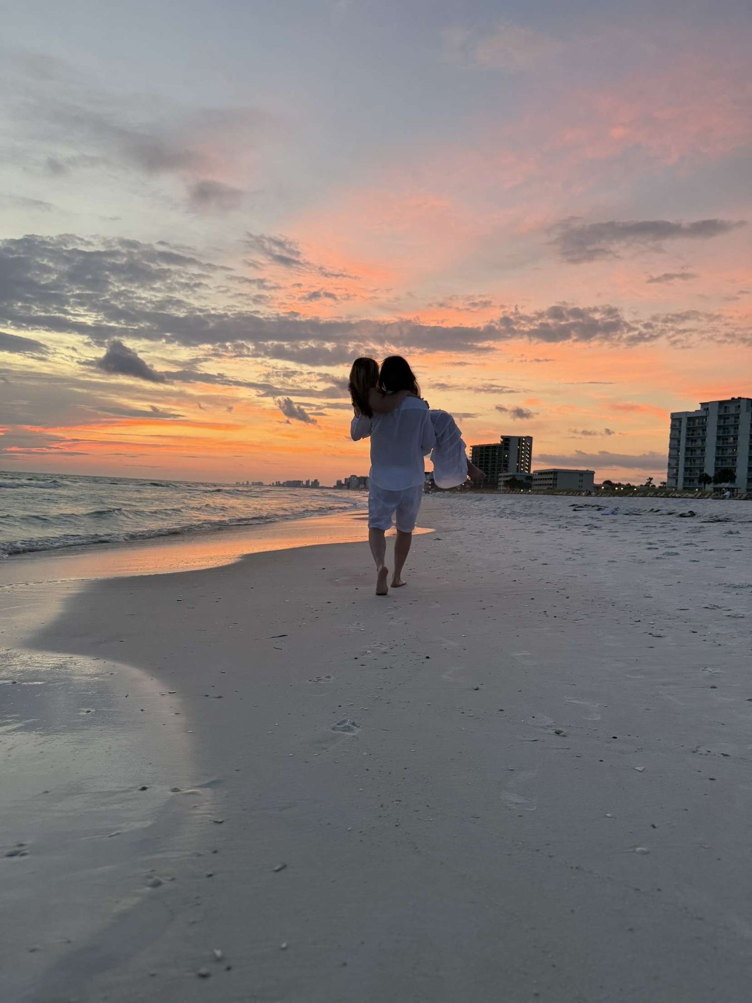 Alex carrying me.