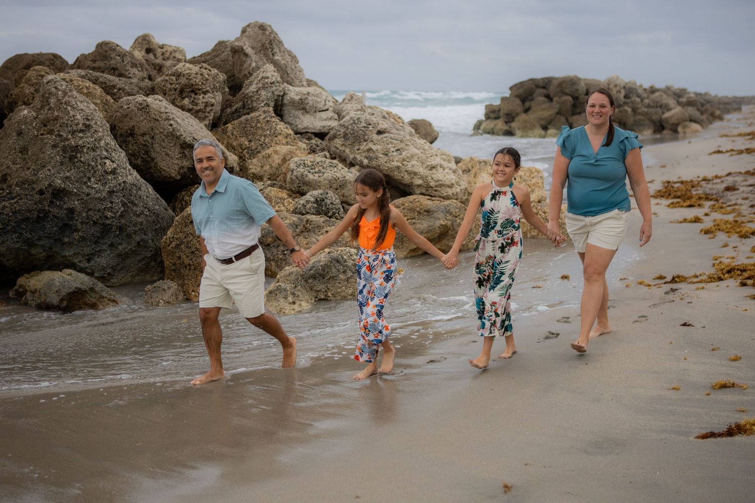Family Photoshoot at Deerfield Beach