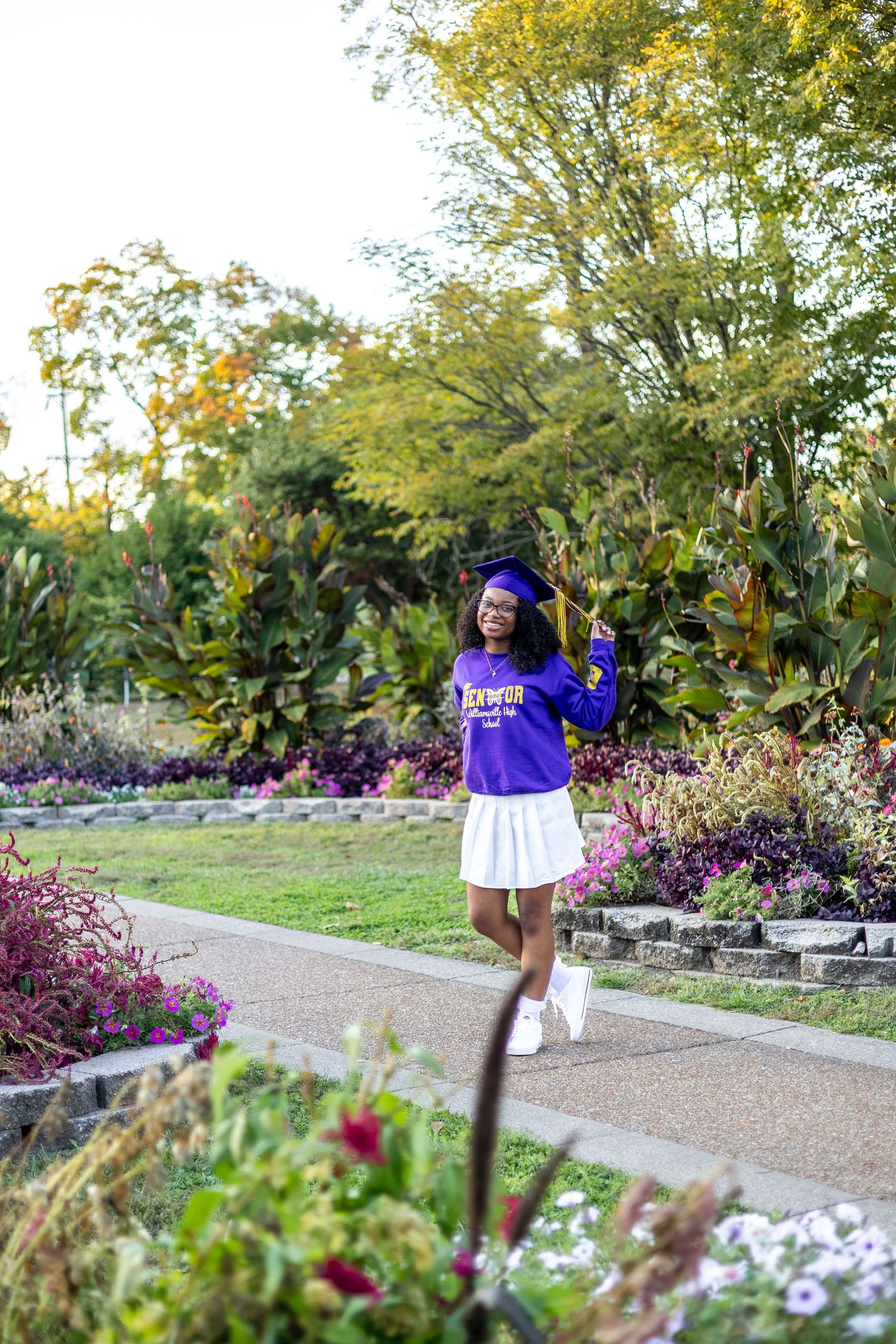 Central Illinois Photographer captures a senior session at Washington Park in Springfield, IL