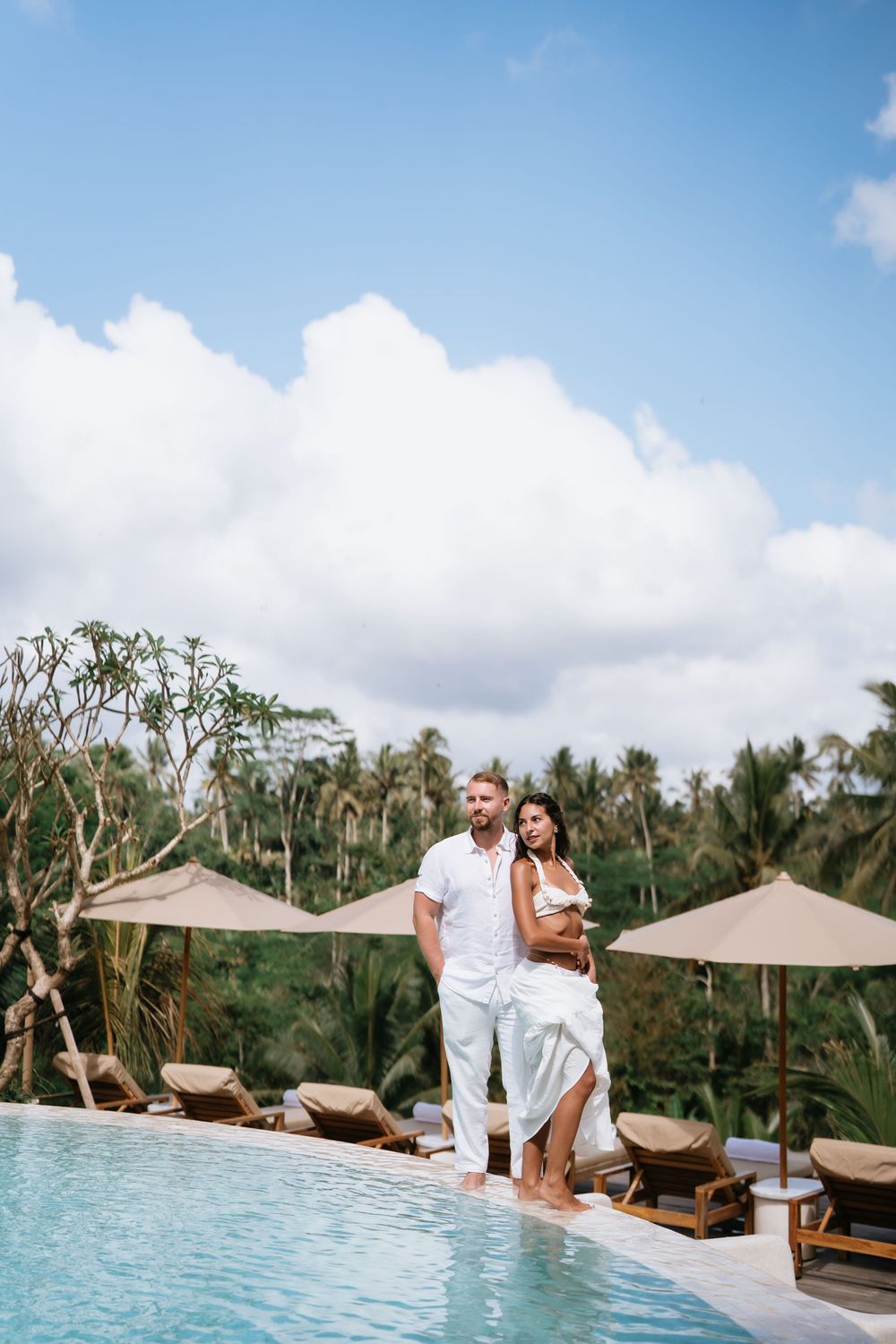 Bali couple photography session at Bambootel Sawah View
