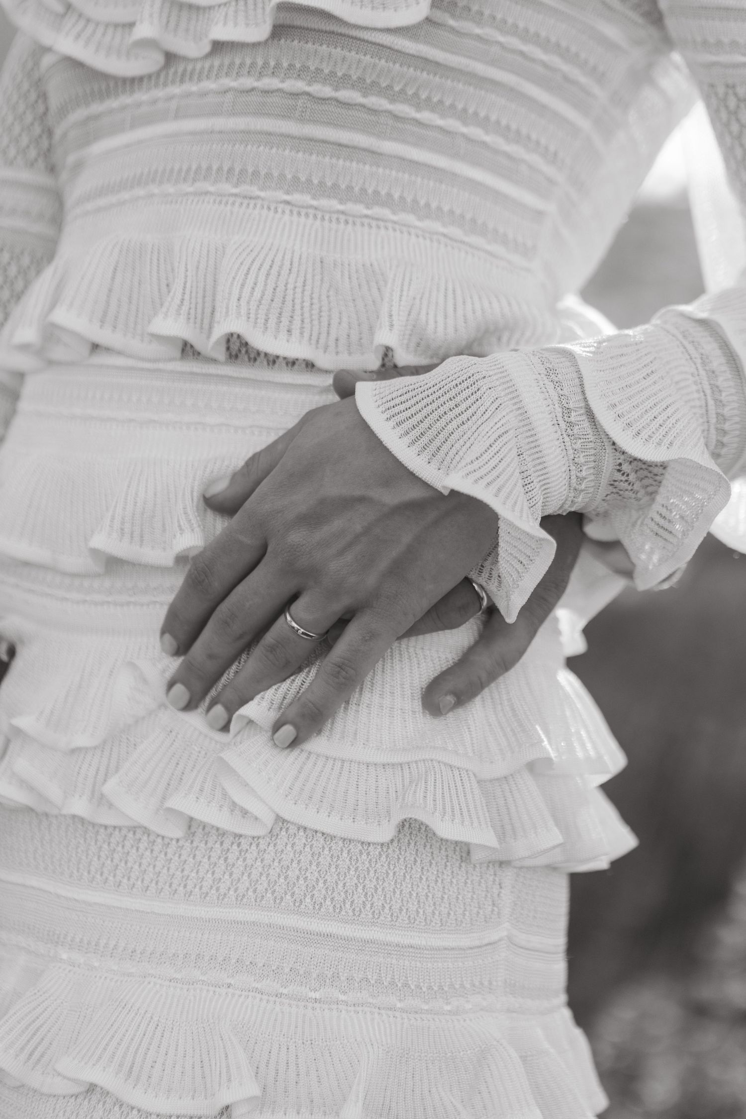 Closeup shot of wedding rings at Scone NSW Country Wedding