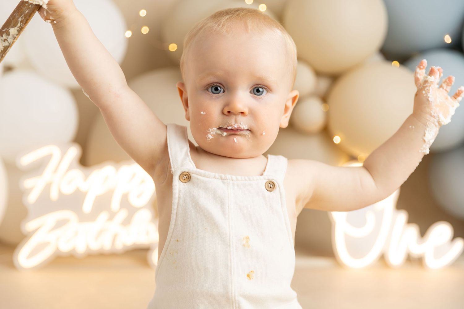 Cake Smash photographer Lake Norman NC