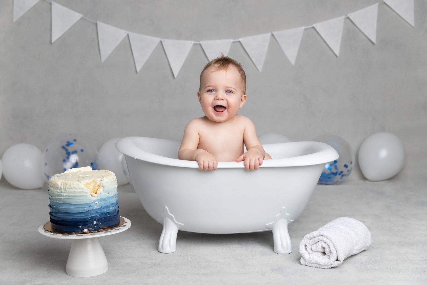 cake smash session huntercville nc