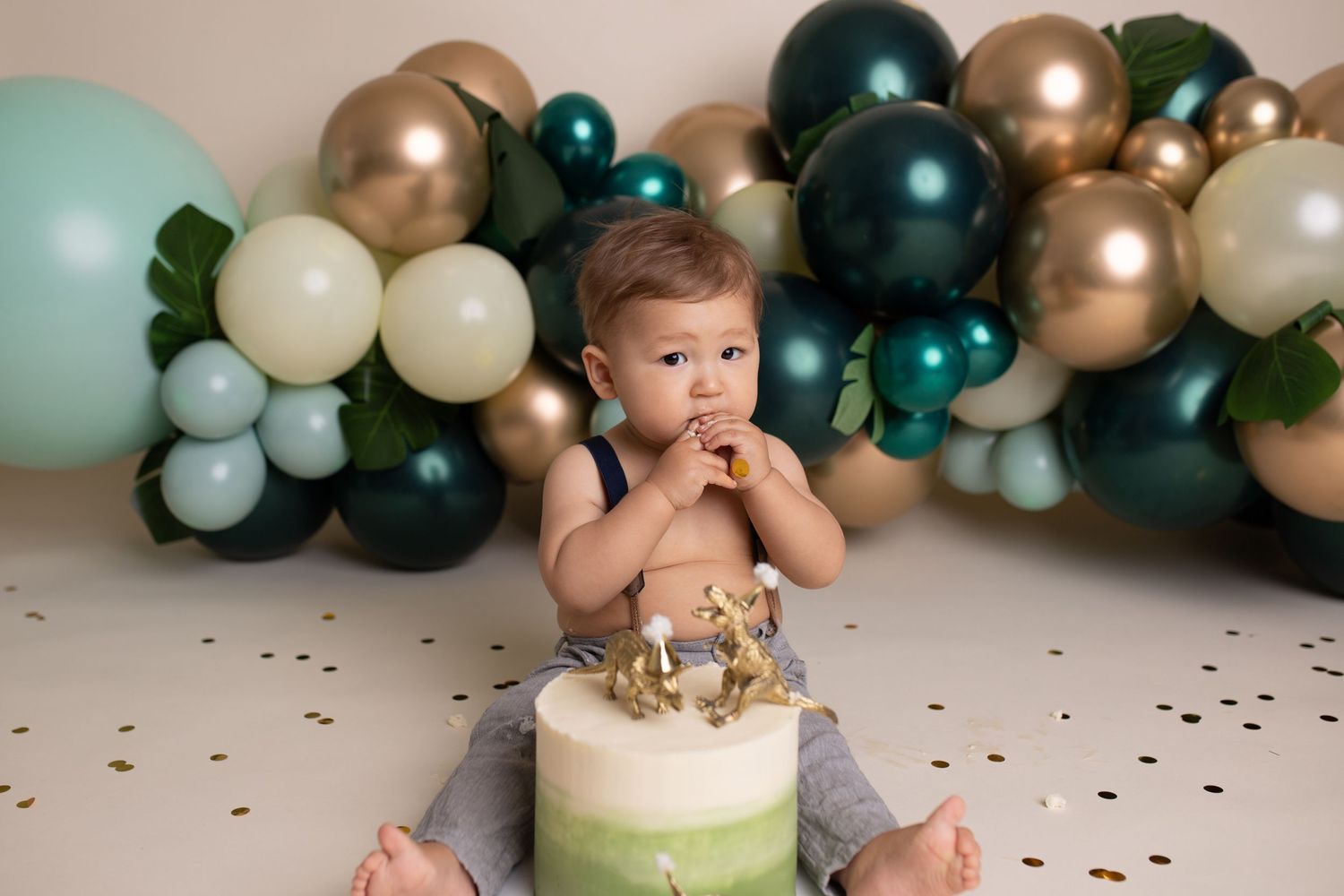 Cake smash photographer huntersville nc