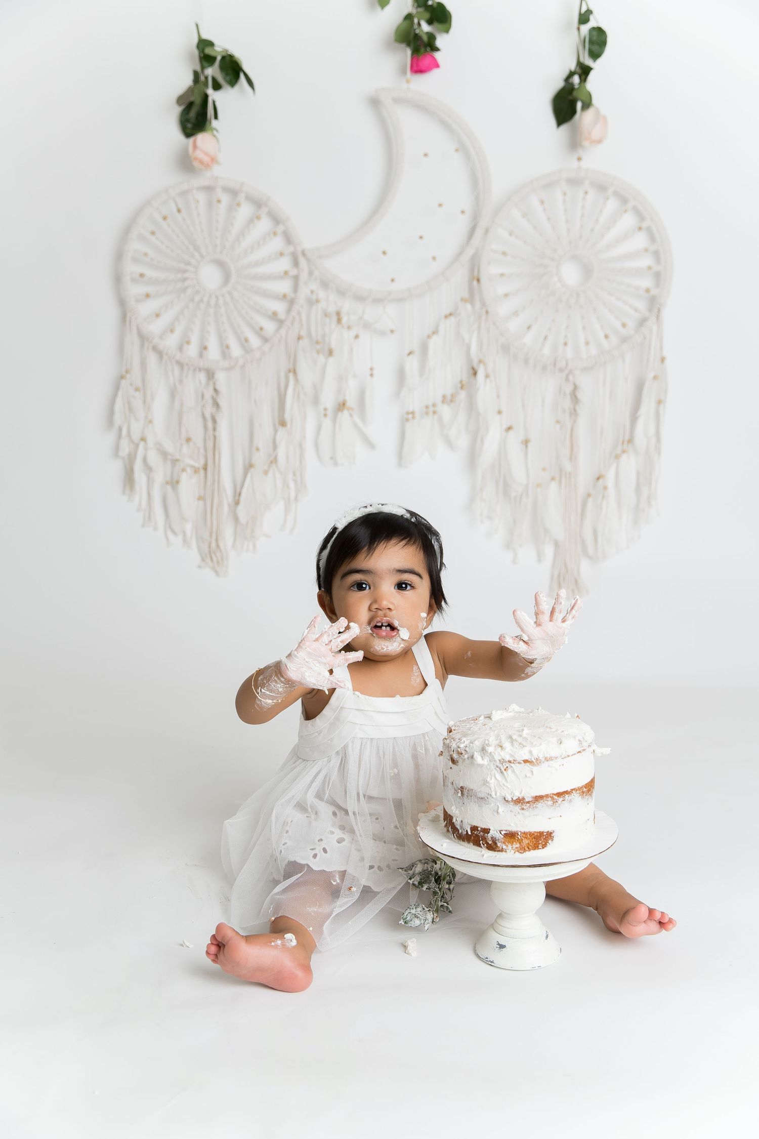 huntersville nc cake smash photographer