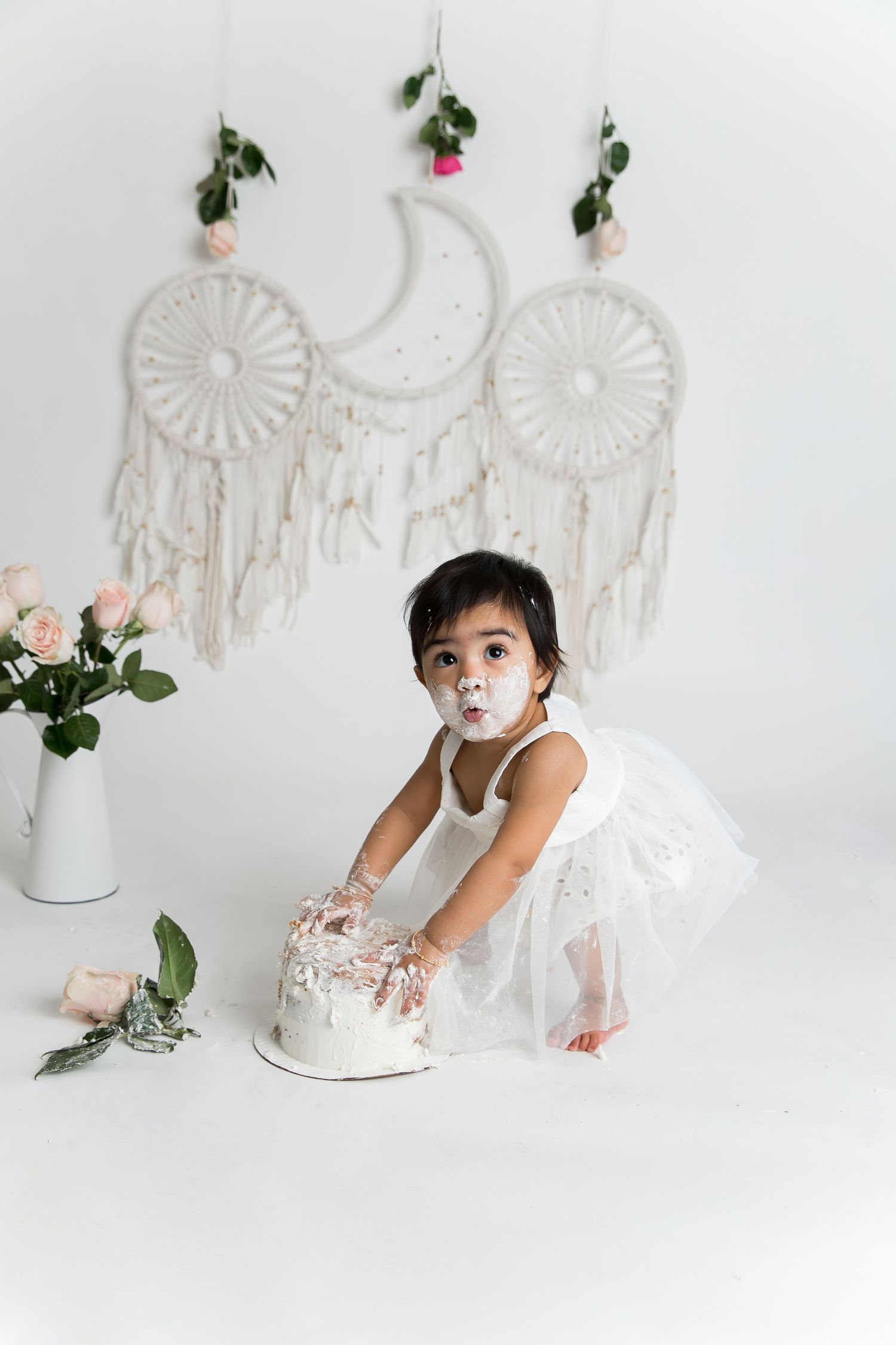huntersville nc cake smash photographer