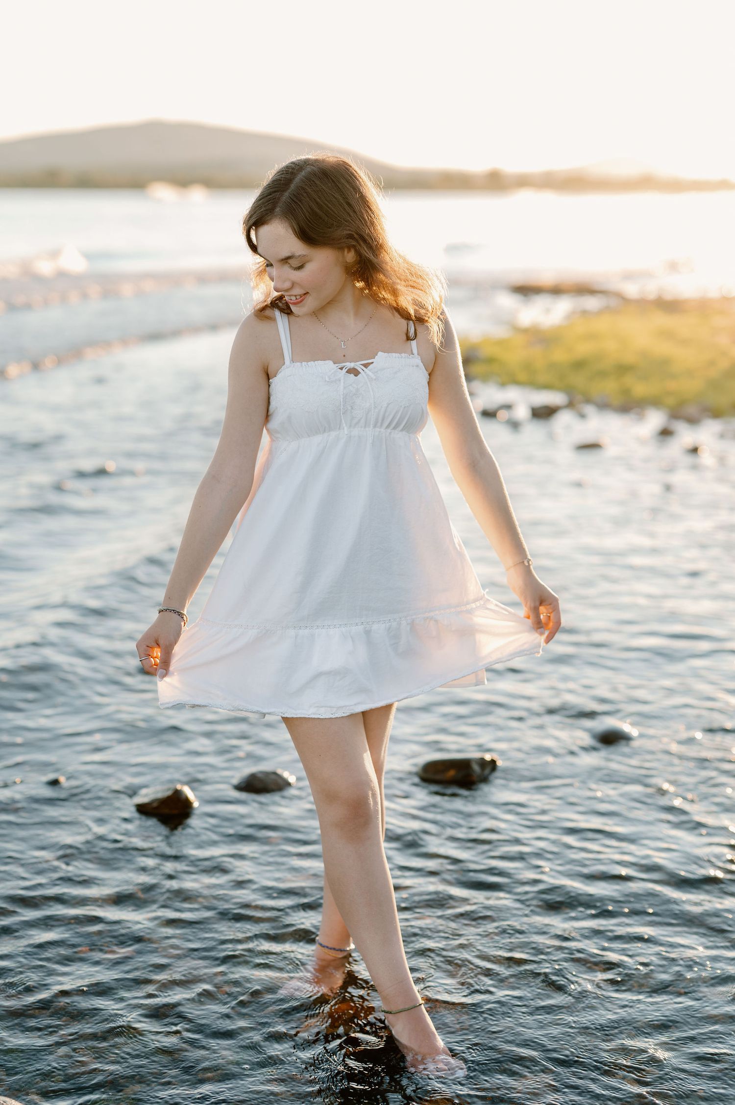 Late summer senior photos at Chiawana Park in the Columbia River