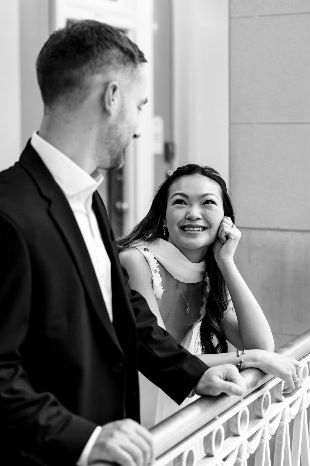 Hartford City Hall engagement session inspiration for newly engaged couples looking for a Connecticut engagement photographer