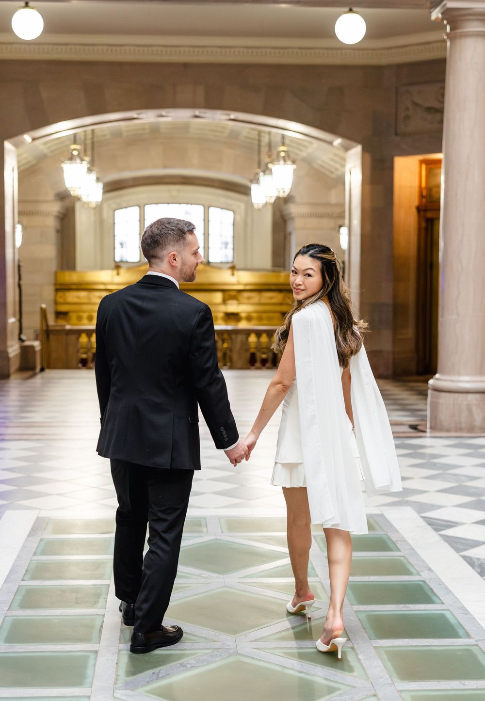 Hartford City Hall engagement session inspiration for newly engaged couples looking for a Connecticut engagement photographer