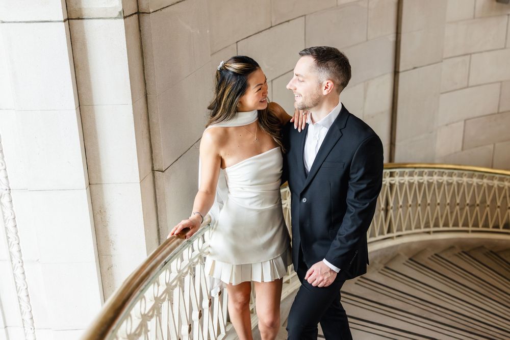 Hartford City Hall engagement session inspiration for newly engaged couples looking for a Connecticut engagement photographer