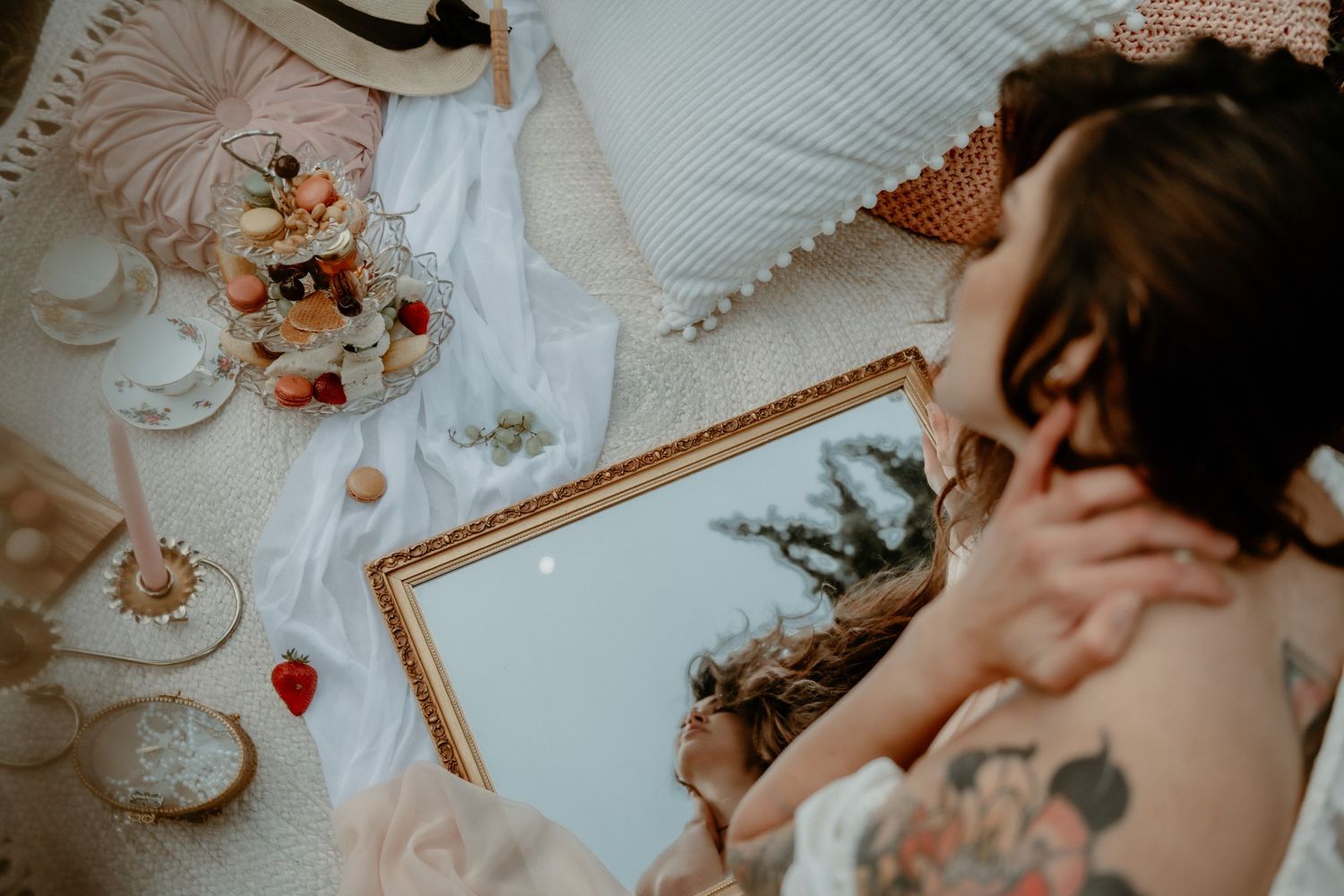 Outdoor Boudoir Photoshoot in Salt Lake City Utah.