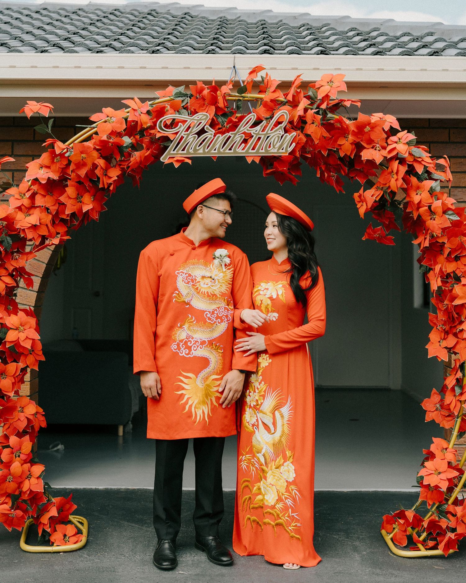 Tender moments during a traditional tea ceremony in Brisbane wedding, documented by a Brisbane wedding photographer.”