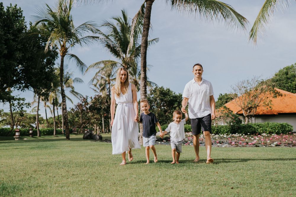Family photography services at Grand Hyatt Nusa Dua Bali