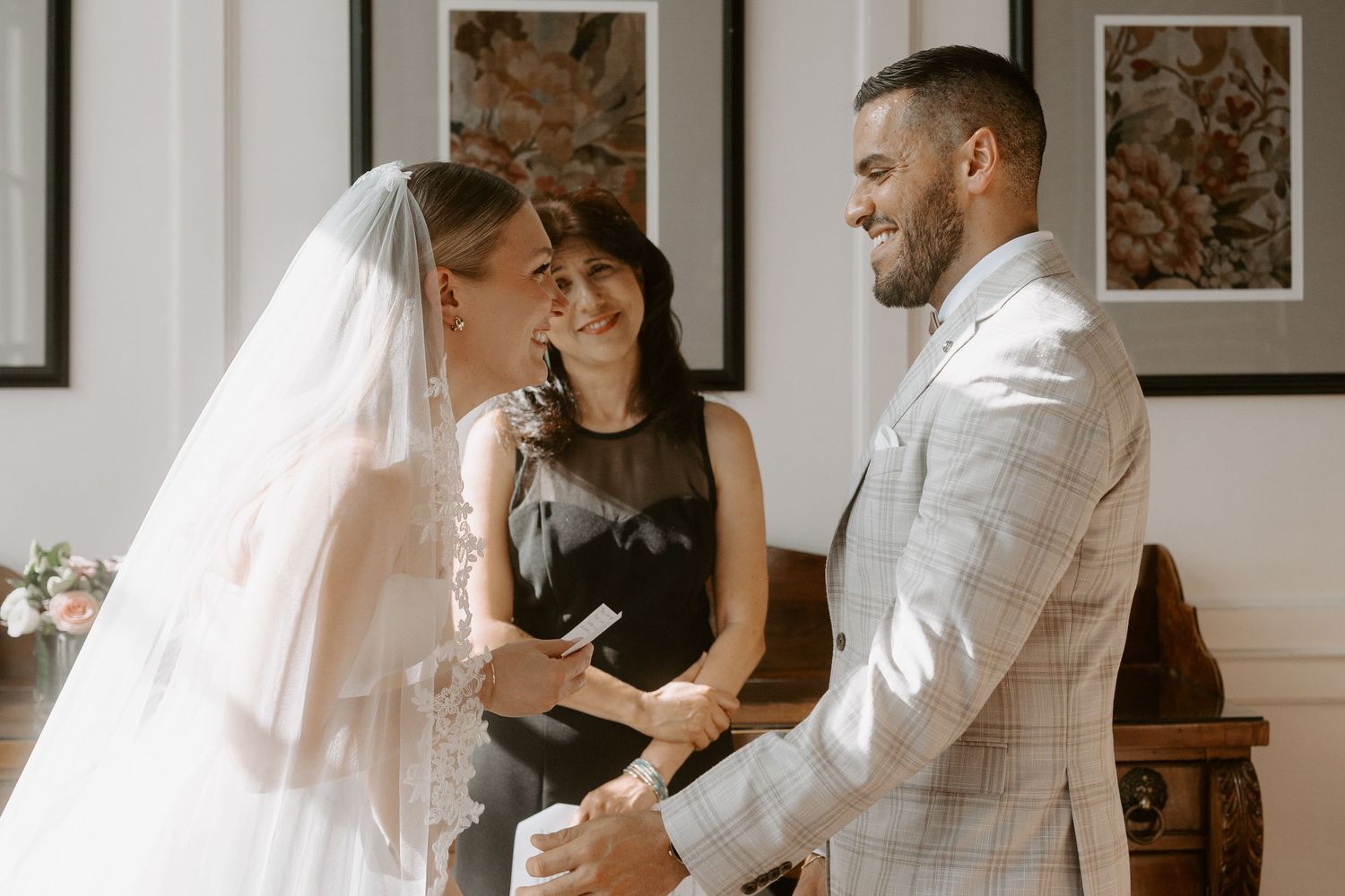 An intimate wedding - candidly photographed by Cassie Cetlin - at Langdon Hall.