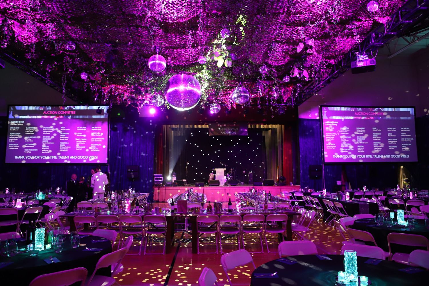 Charity Auction Disco Event Photo