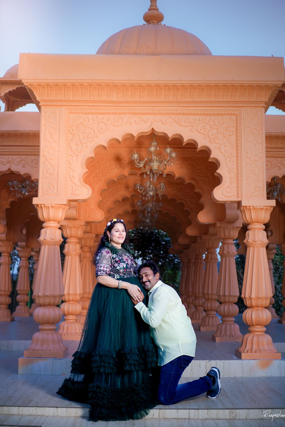 colourful haldi shoot