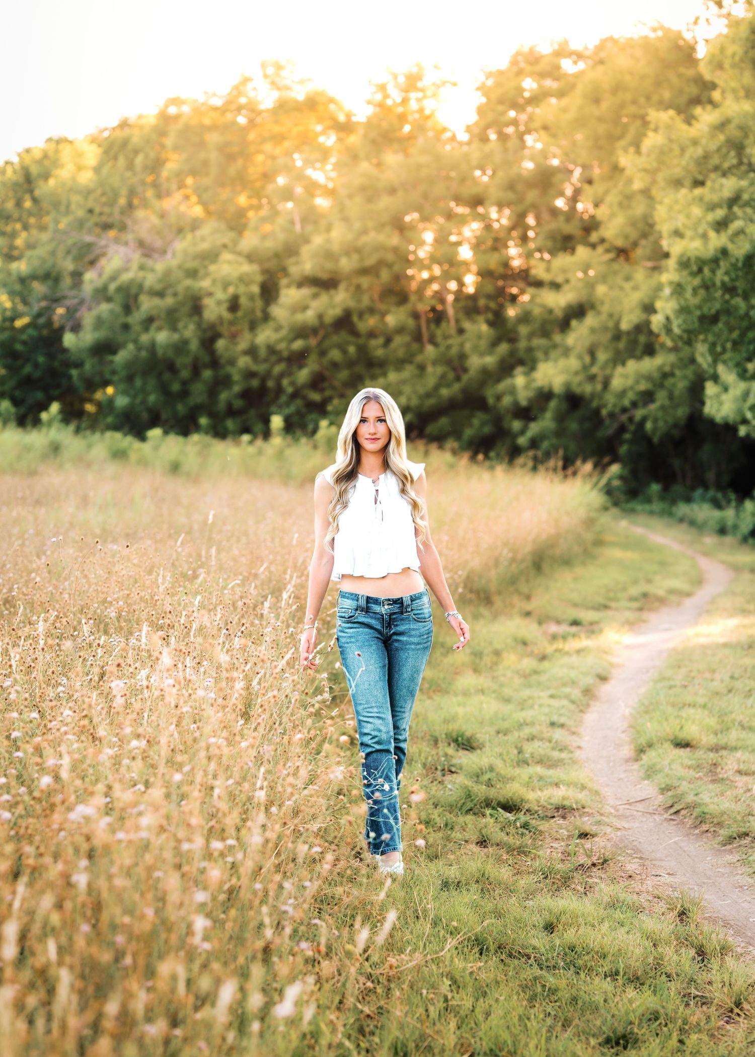 senior photo session in Erwin Park, Mckinney