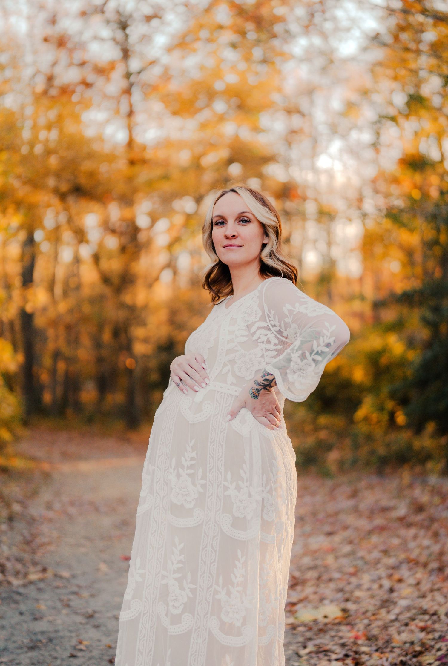 Maternity Session Allaire State Park Family Fall Mother Father