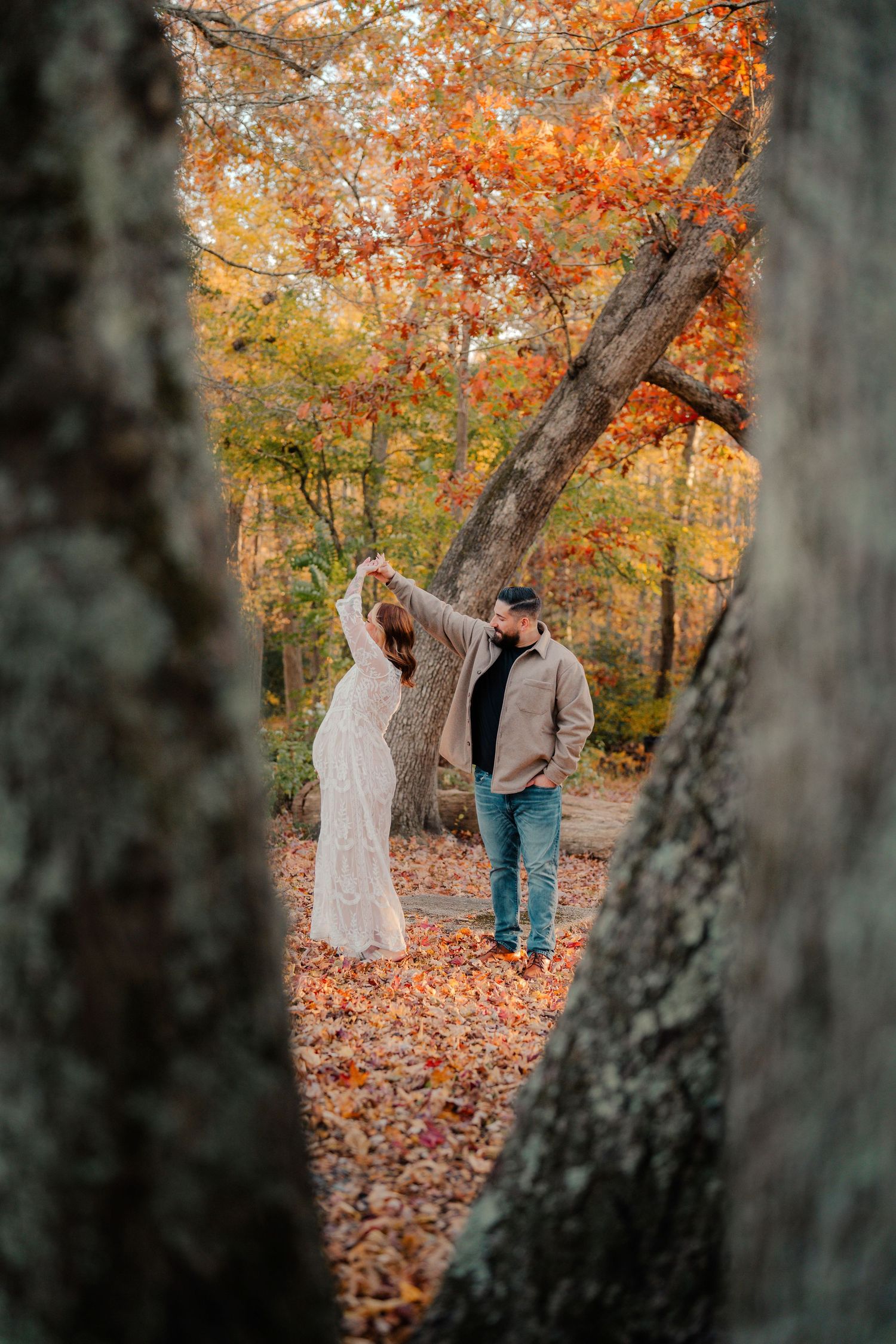 Maternity Session Allaire State Park Family Fall Mother Father