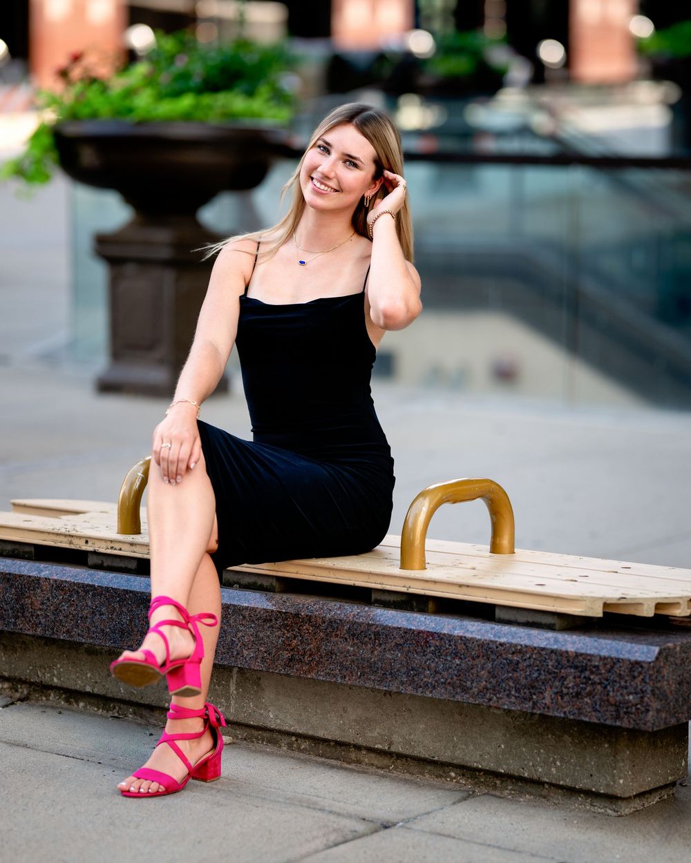 Kansas City senior portrait session setting by Jen Welker Photographer