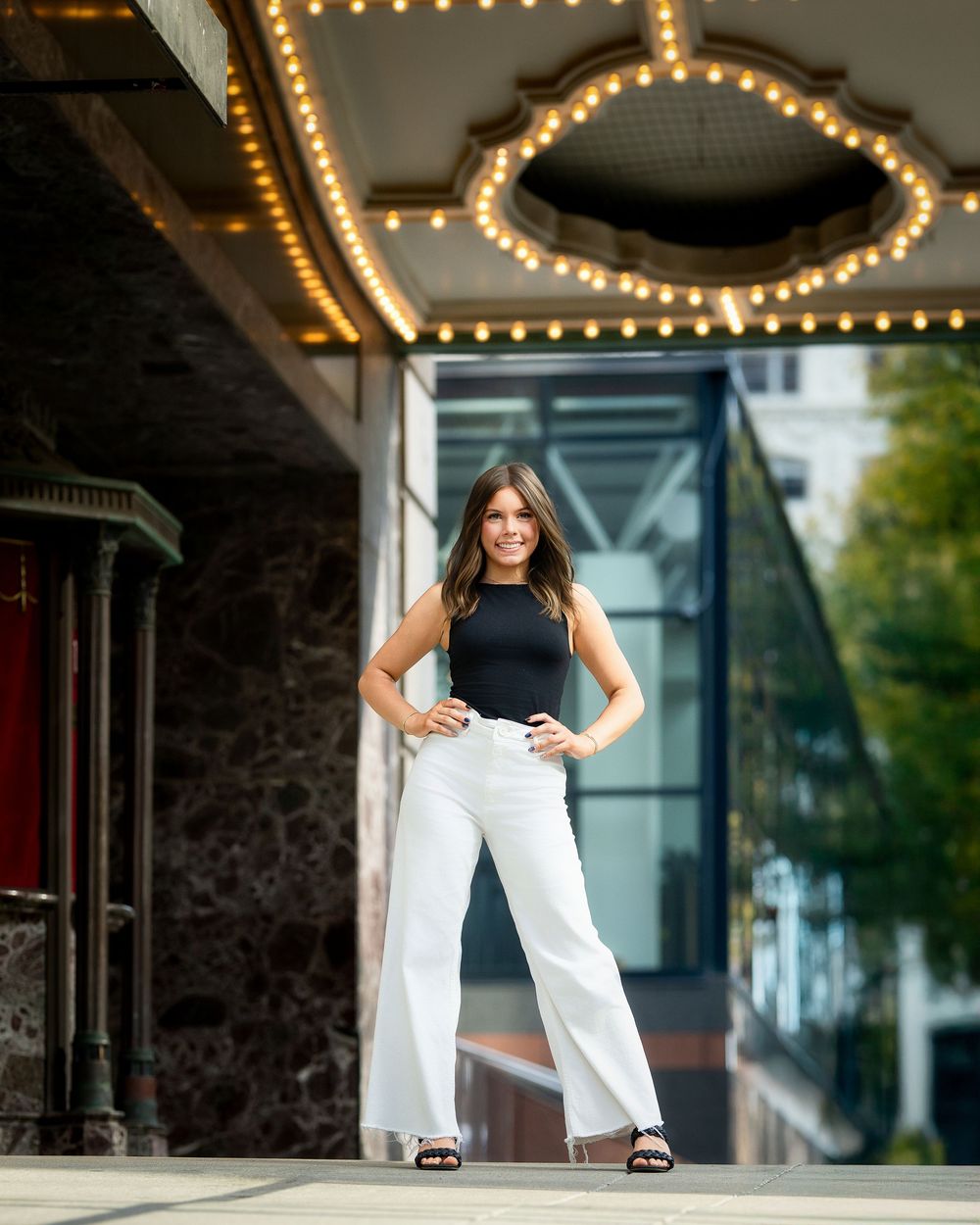 Kansas City senior portrait session setting by Jen Welker Photographer