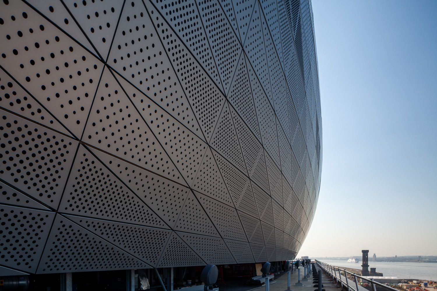 Everton Stadium Metalwork detail