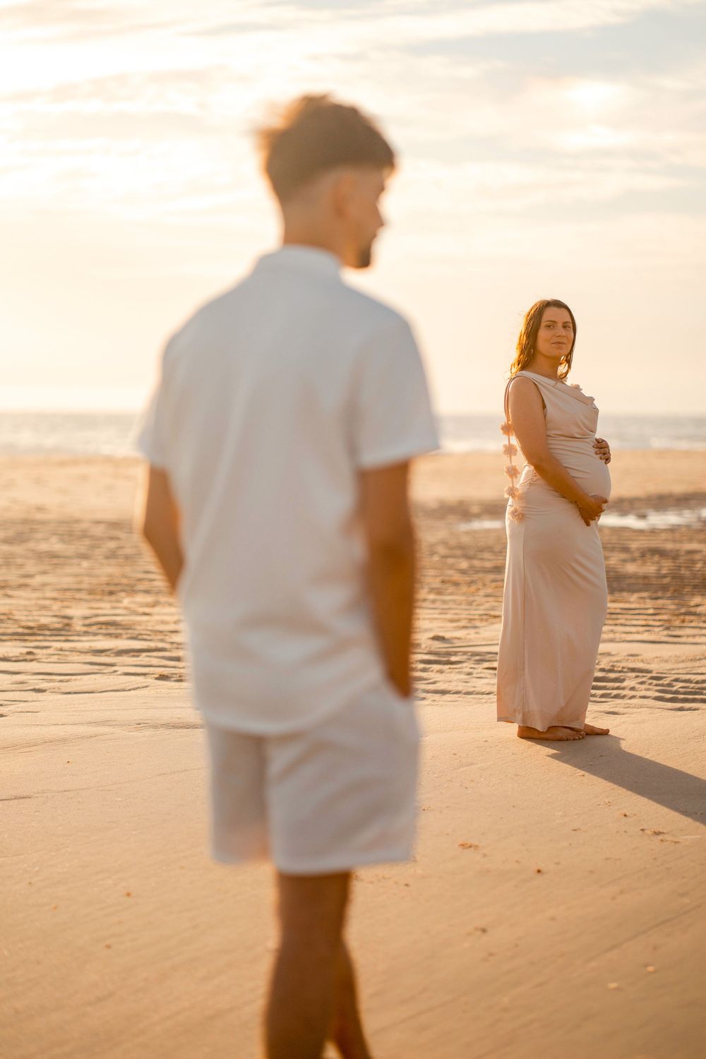 Portrait de future maman lors d'une séance maternité