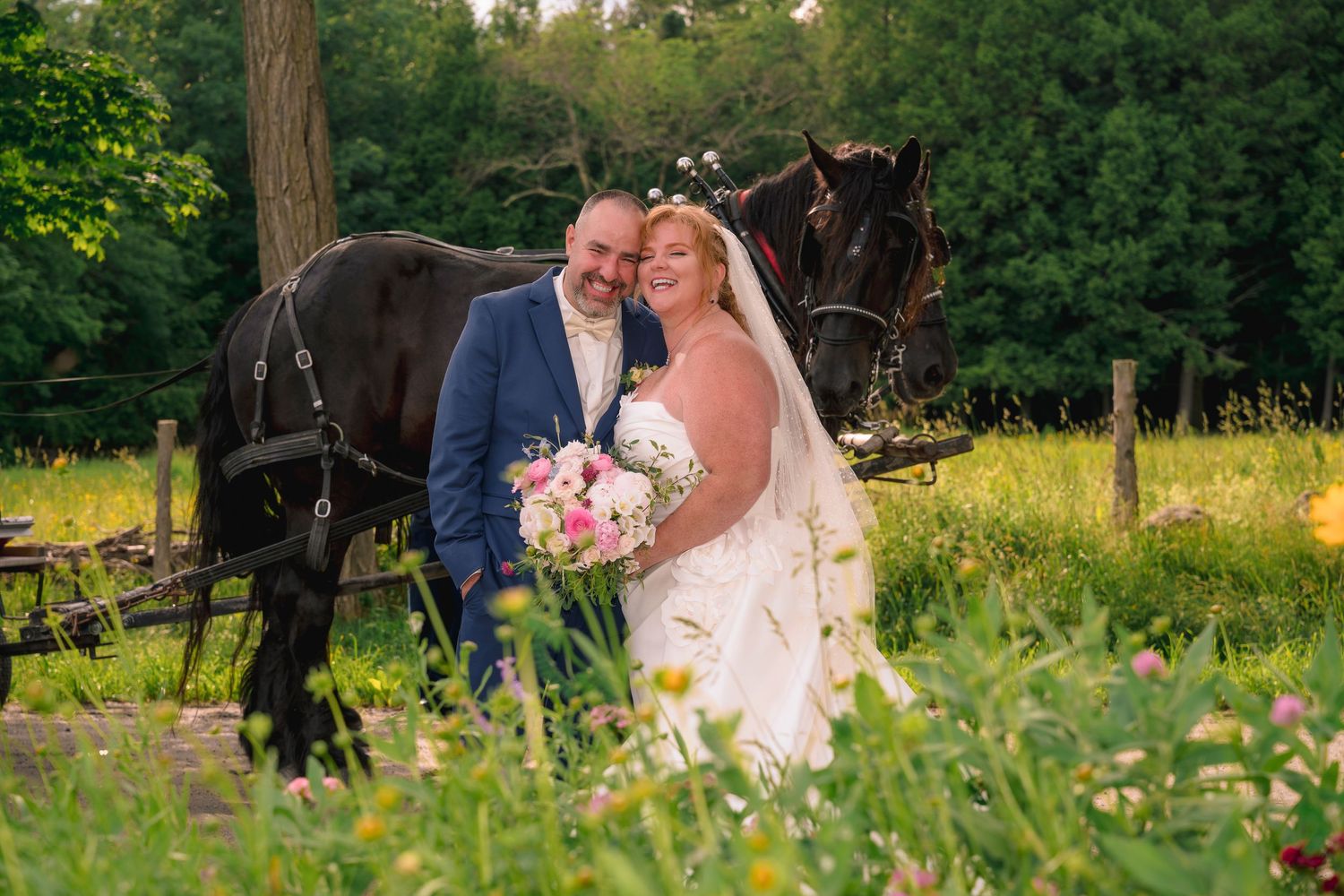 Courtney and Ian’s barn wedding at Jeffers Hill Farm in Pike New Hampshire photographed with warm editorial storytelling by Christopher Rasp