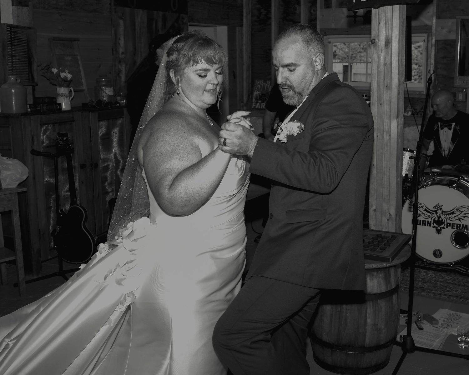 New England barn wedding in Pike New Hampshire photographed with emotional editorial style by Christopher Raspa Photography.