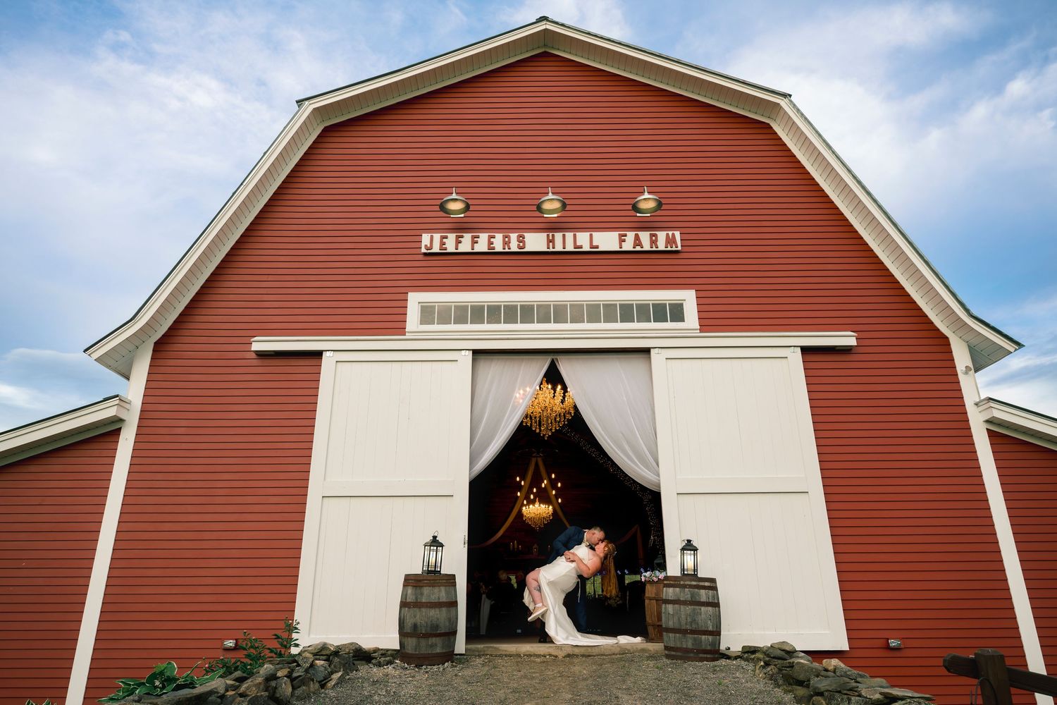 Courtney and Ian’s barn wedding at Jeffers Hill Farm in Pike New Hampshire photographed with warm editorial storytelling by Christopher Rasp