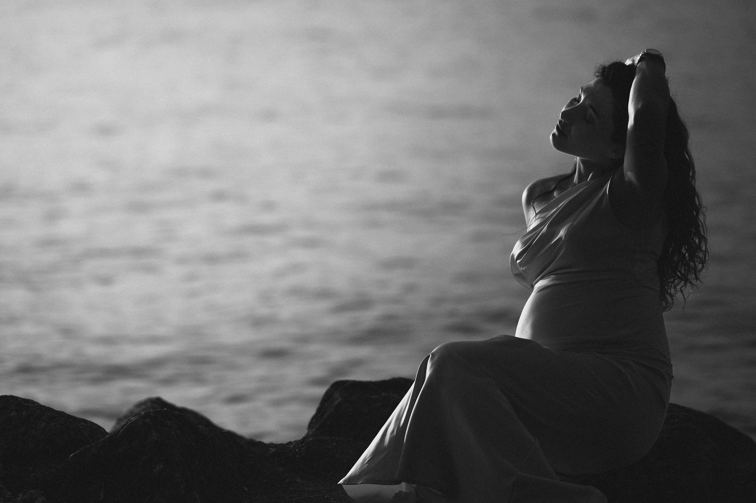servizio fotografico gravidanza sul Lago di Garda