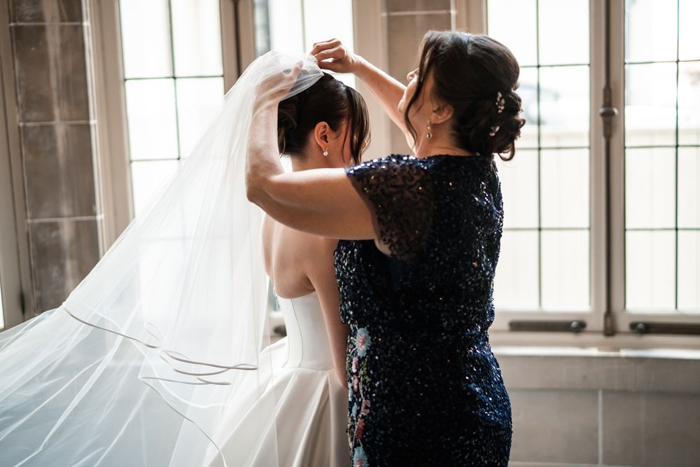 Summer wedding ceremony and reception at Armour House in Lake Forest, Illinois. Photography by Two Birds Photography 2026.