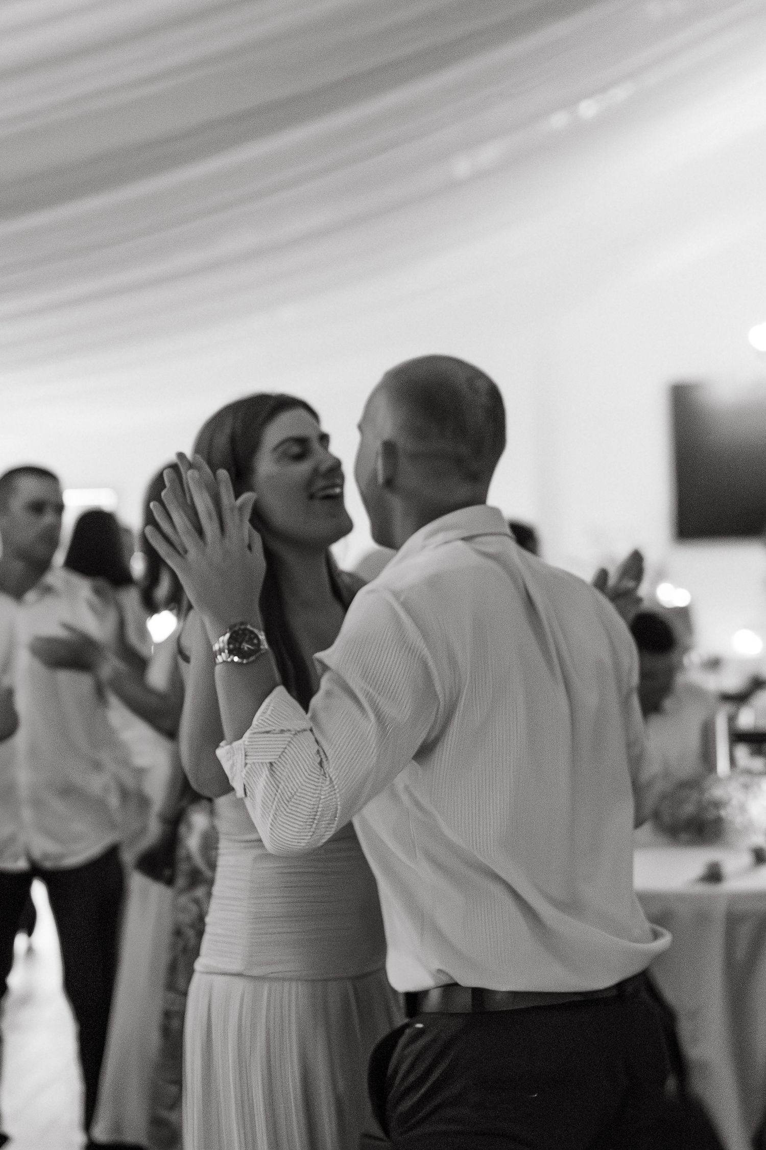 Couple dancing at Two Rivers Winery Wedding in Denman