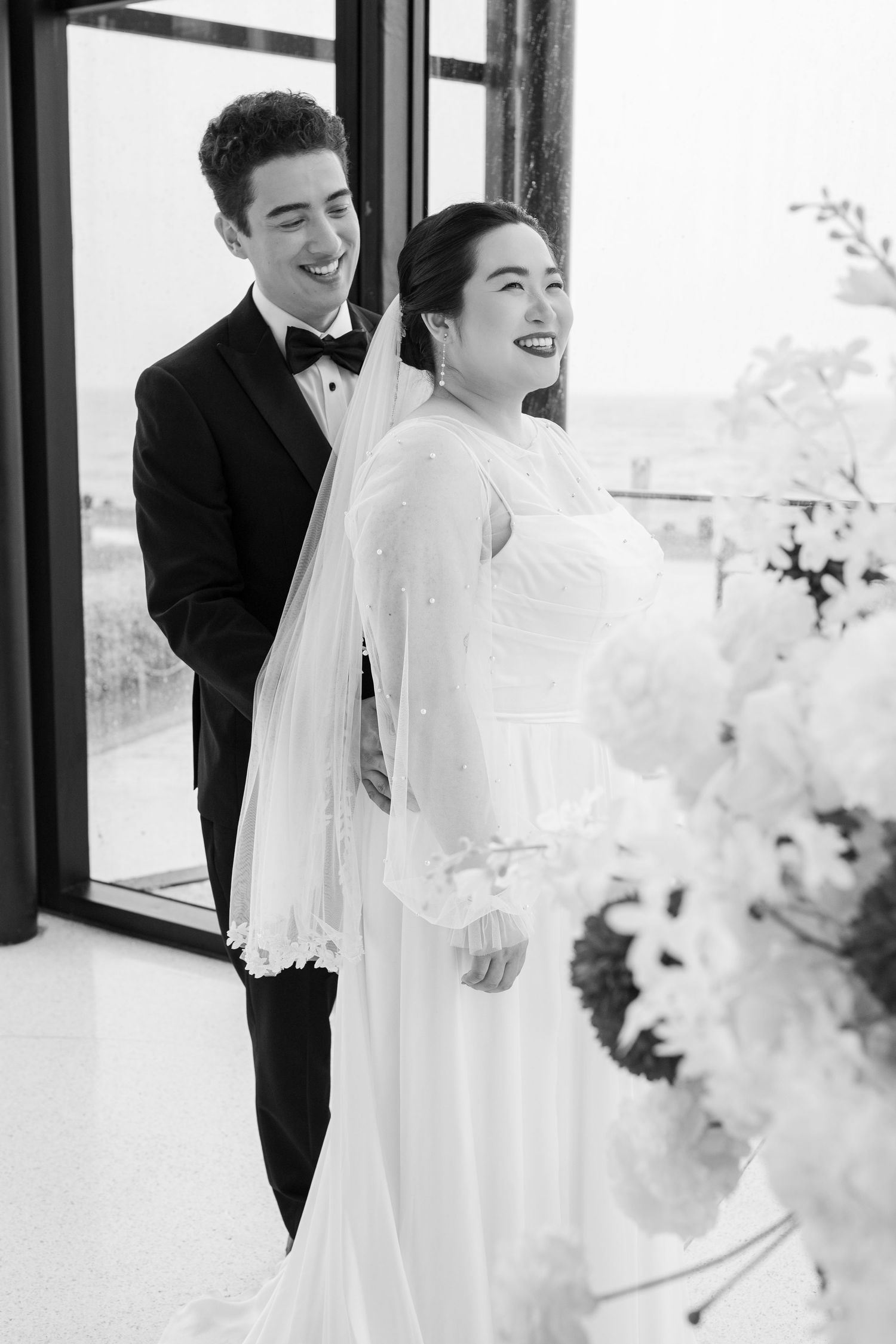 Candid wedding moments