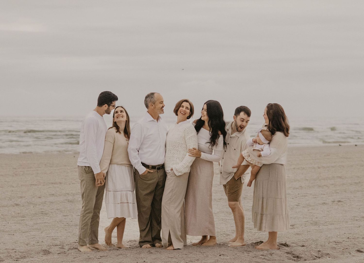 family session on a beach