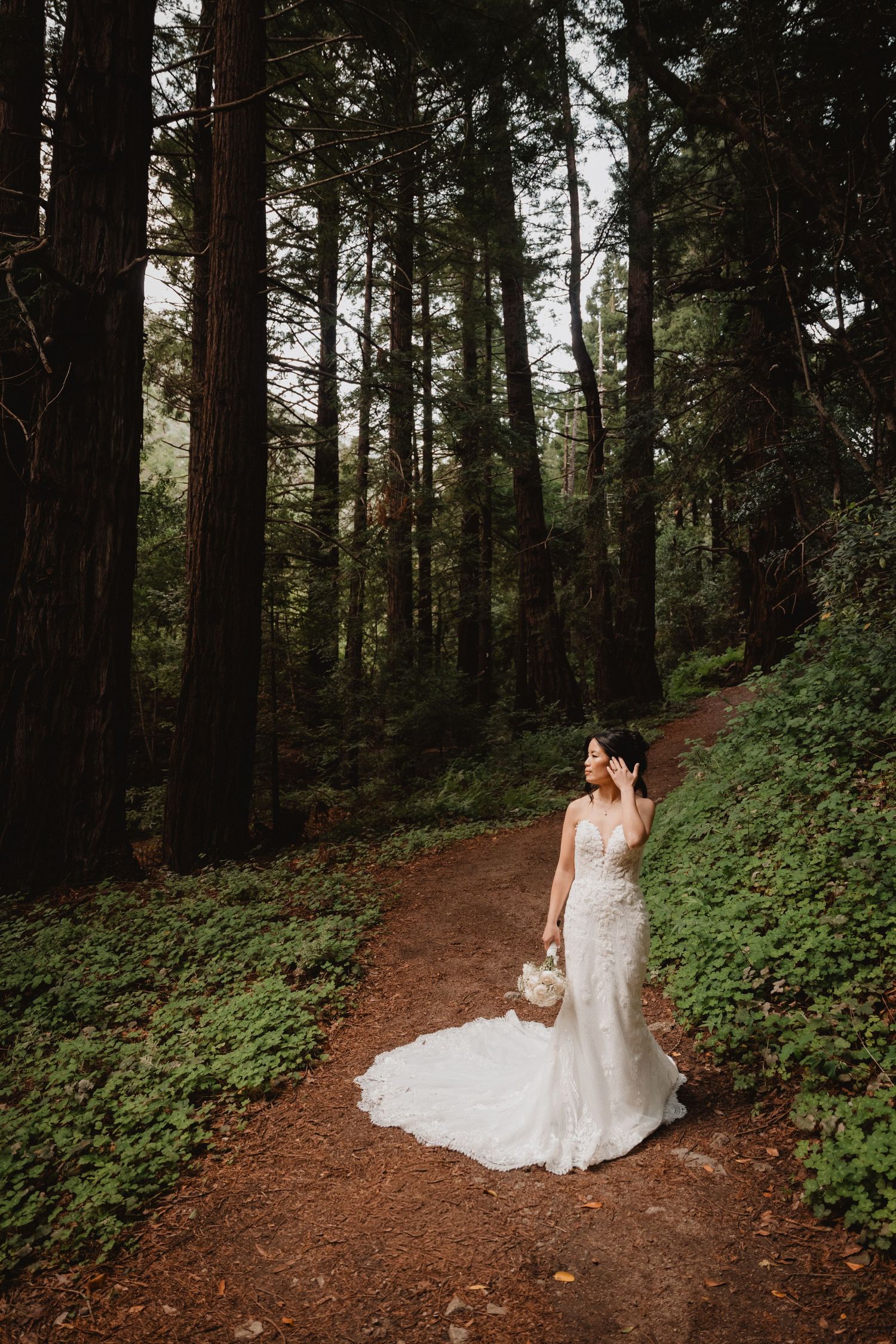 redwood bridal portraits