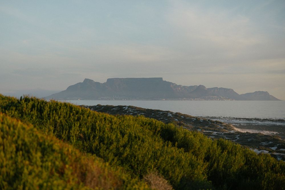 Melkbosstrand beach, a romantic proposal location near Cape Town with Christene de Coning Photography.