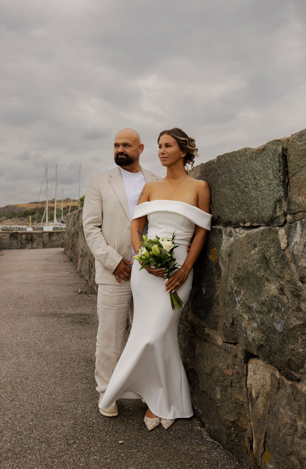 Bröllopsfotografering i Göteborg på väst kusten. Elopement, intim vigsel.
