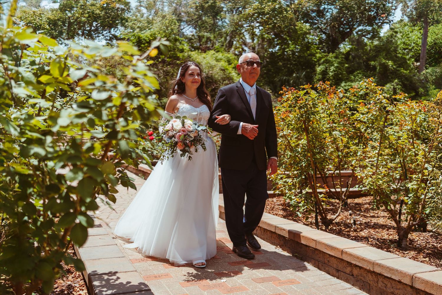 Washington Oaks Gardens State Park Wedding in Palm Coast, Florida. Ceremony photography.