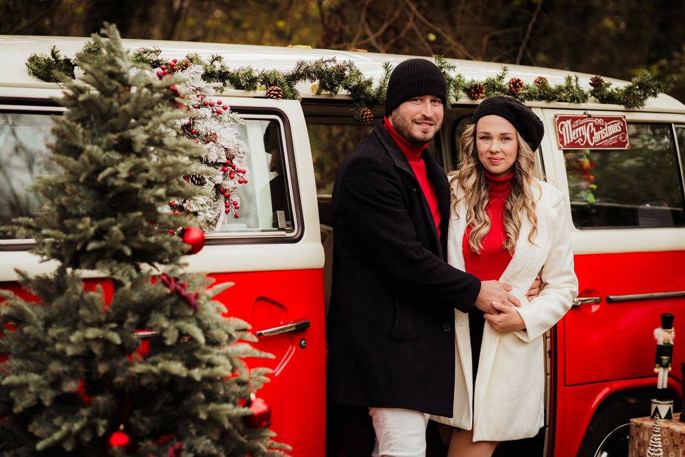 VW Buszos Karácsonyi fotózás Kaposvár